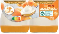 Yogur con melocotón