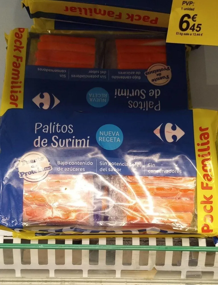 Palitos de surimi