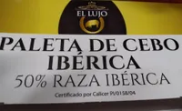 Paleta de cebo iberico