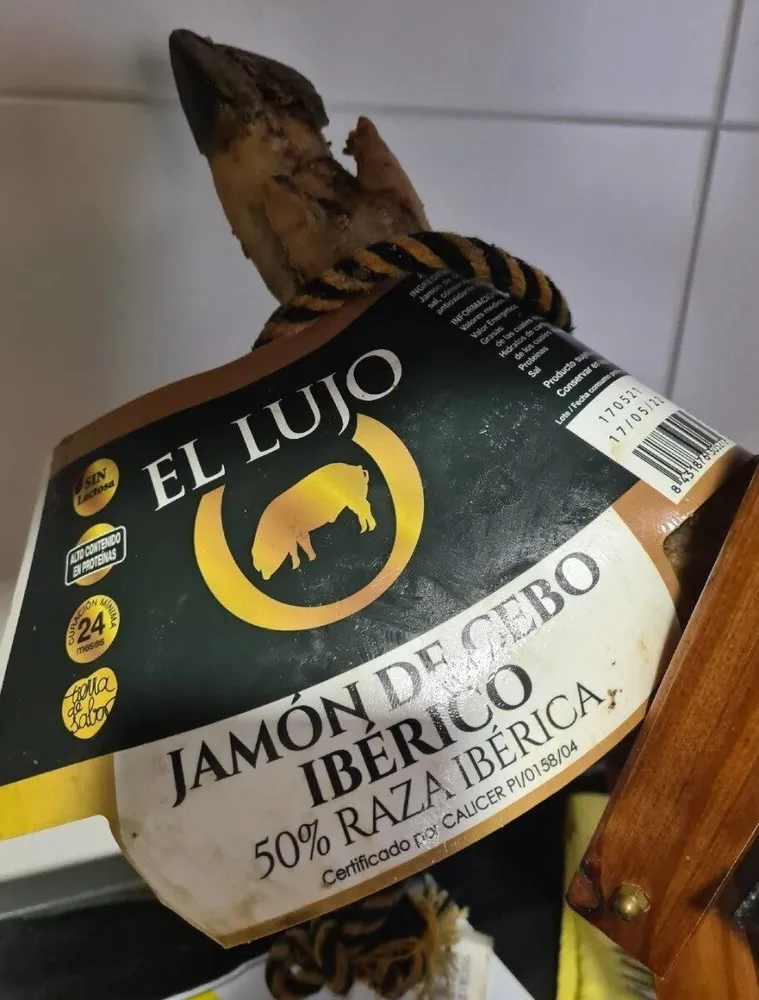 Jamón de cebo ibérico 50% raza ibérica