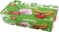 Yogur Sabor 4 Fresa y 4 Platano