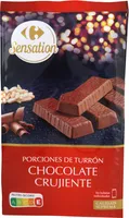 Mini Porciones Turrón Chocolate Crujiente