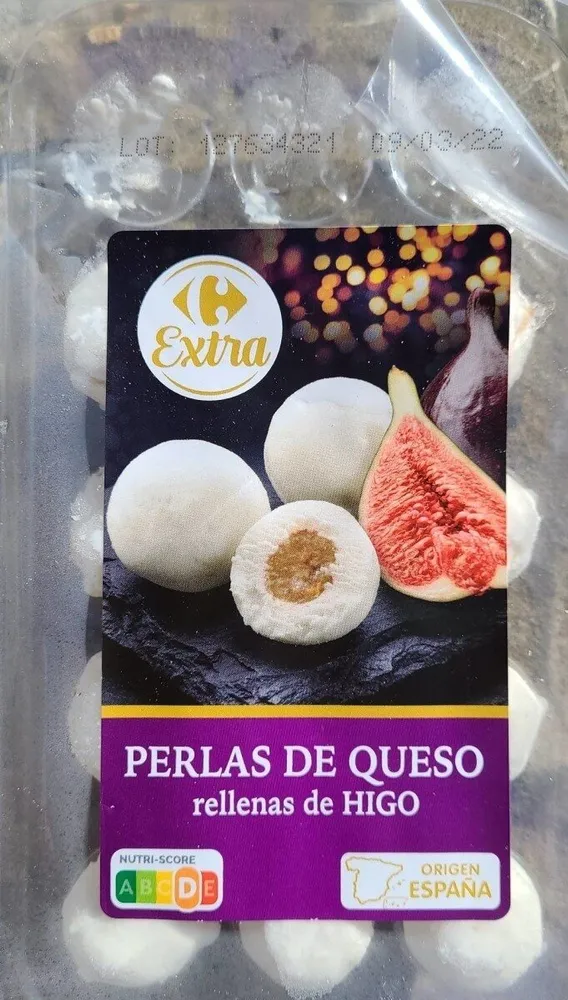 Perlas de queso
