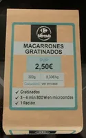 Macarones gratinados
