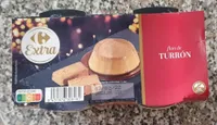 Flan de turrón extra