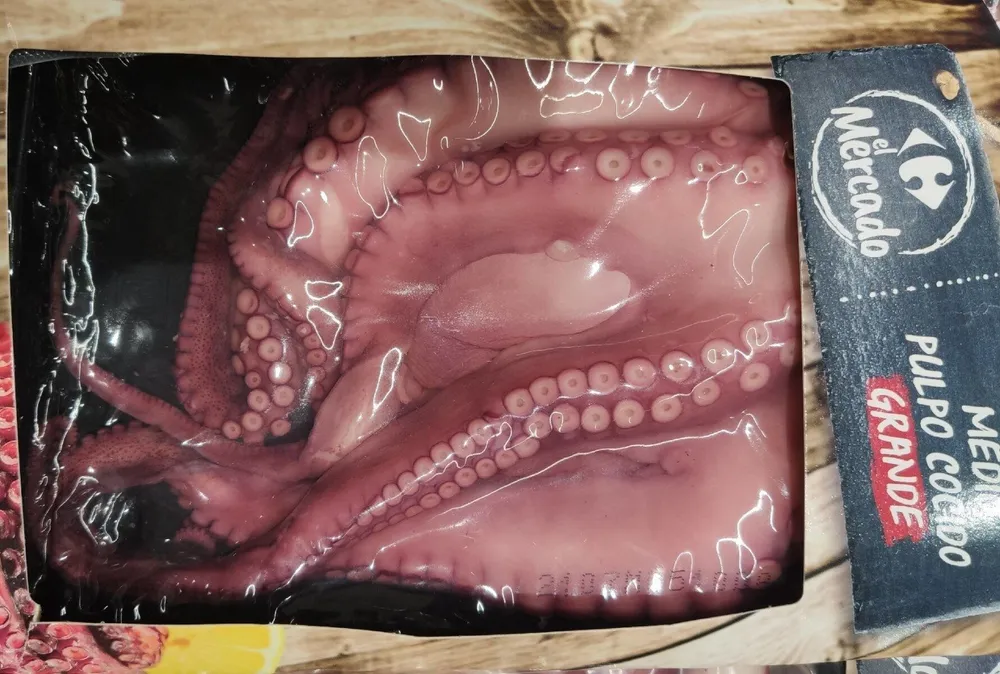 Pulpo cocido