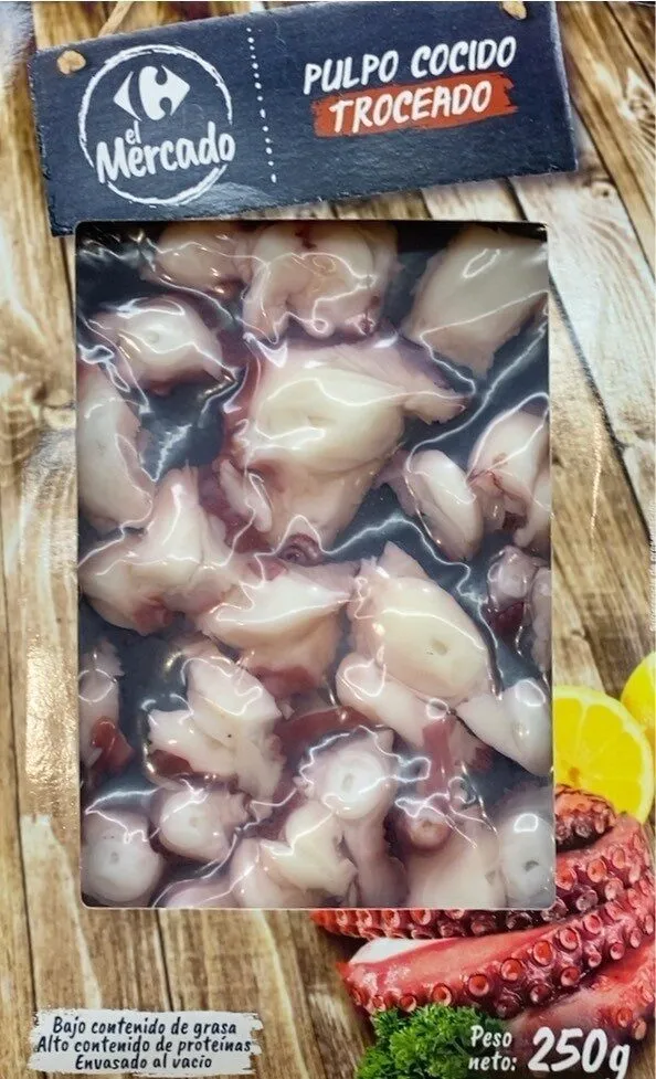 Pulpo cocido