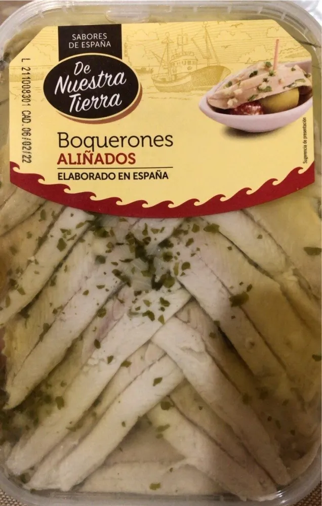 Boquerones aliñados