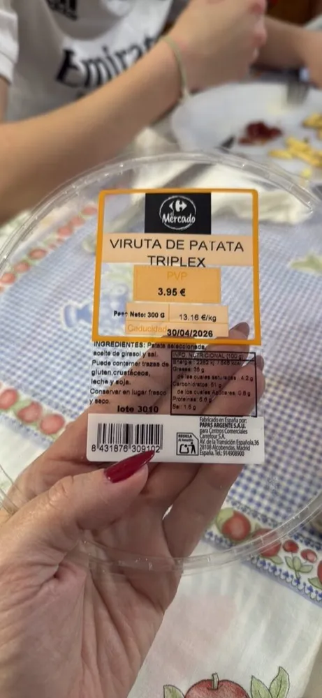 Viruta de patata