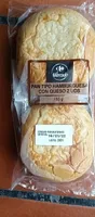 Pan tipo hamburguesa con queso