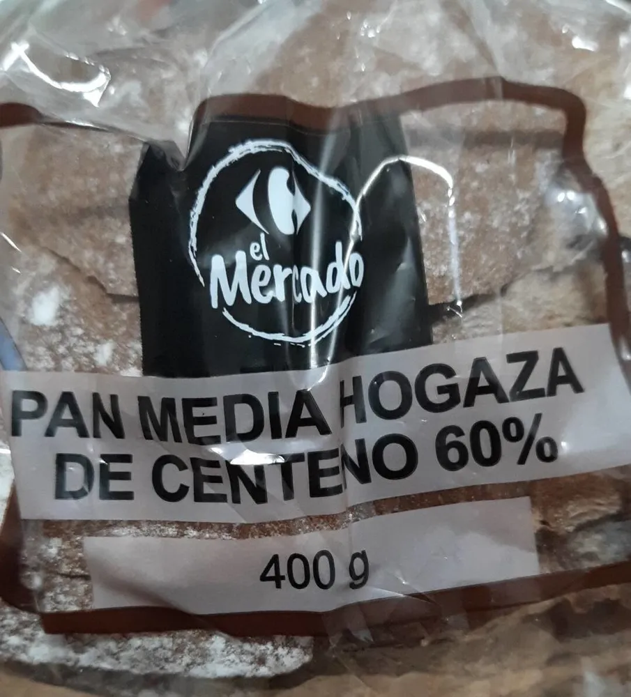 Pan media hogaza de centeno