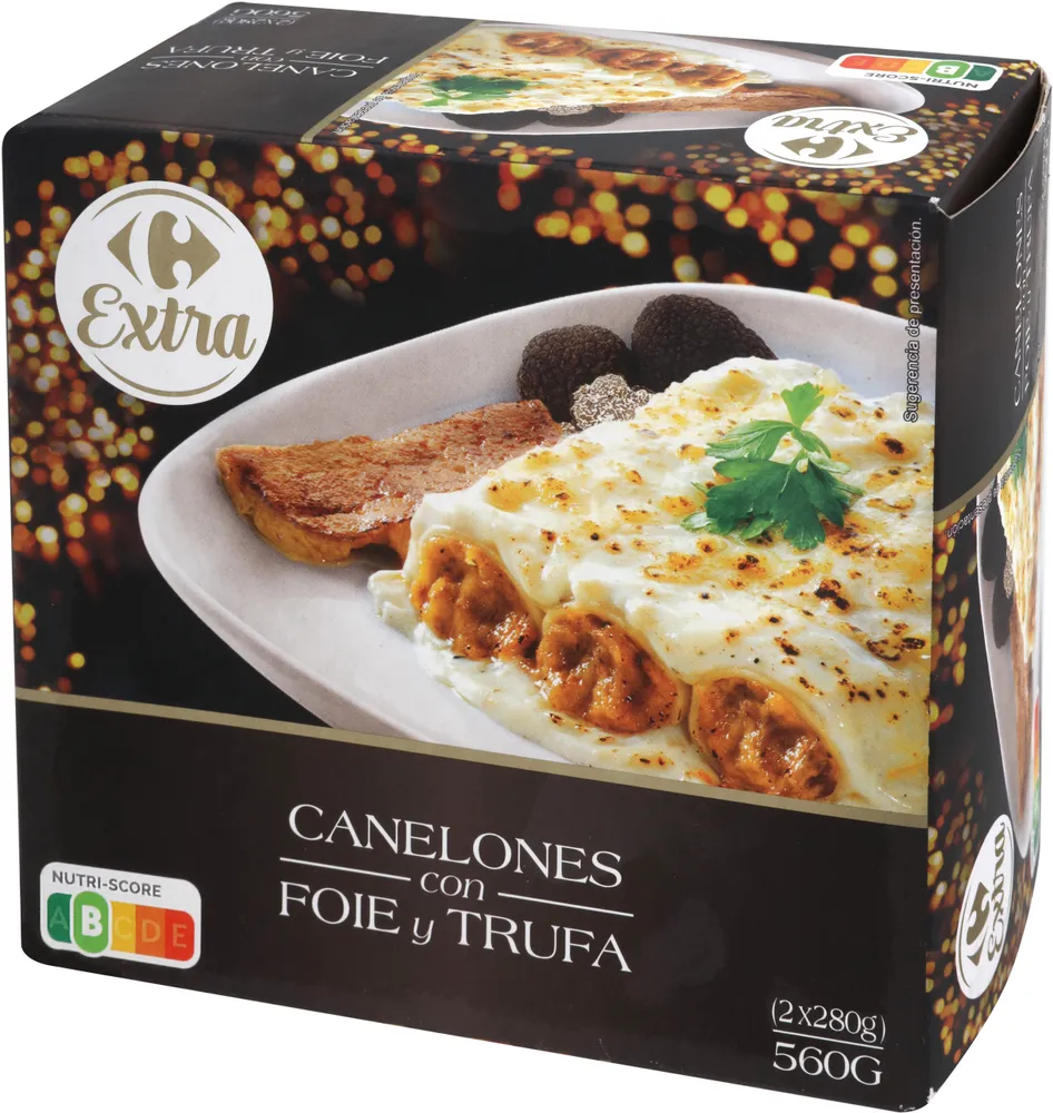 Canelones con Foie y Trufa