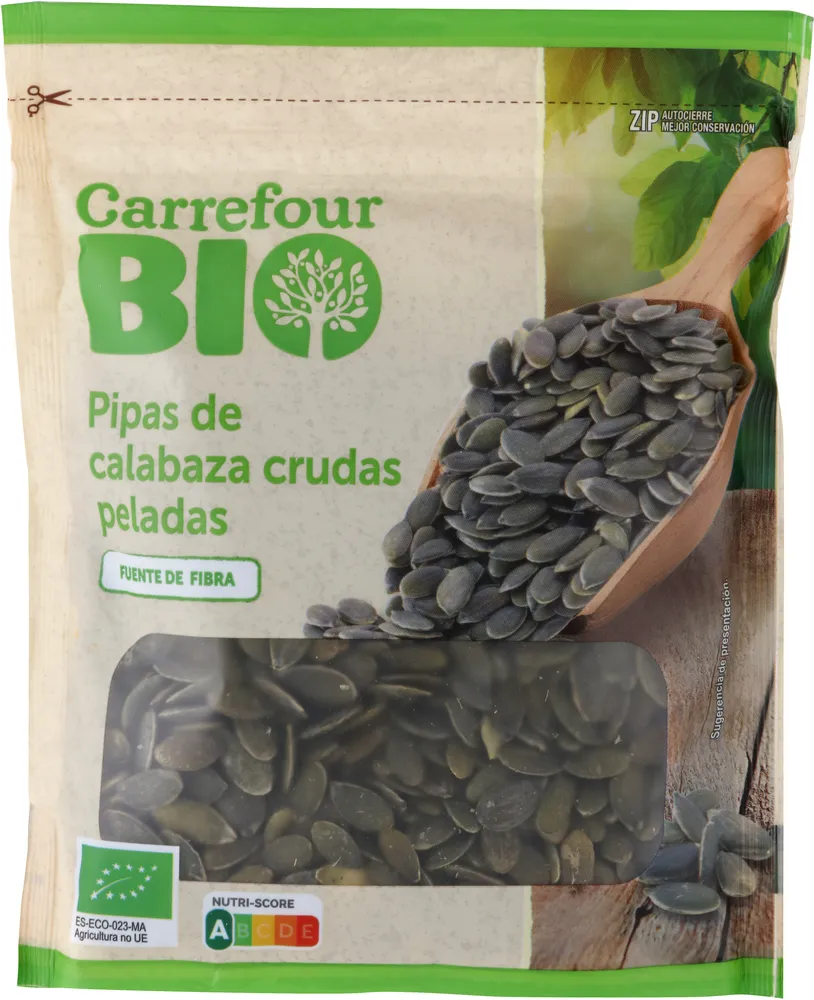Pipas De Calabaza Crudas Peladas