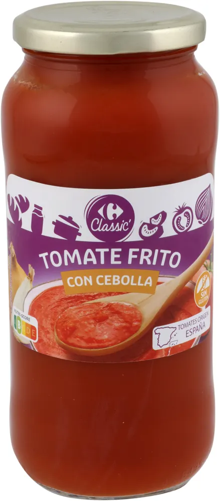 Tomate frito con cebolla