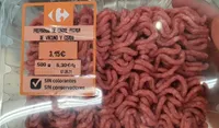 Preparado de carne picada de vacuno y cerdo