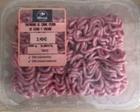 Preparado de carne picada de cerdo y vacuno