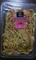 Wok de tallarines al curry