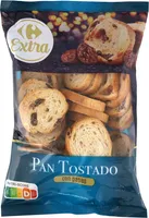 Pan Tostado Con Pasas