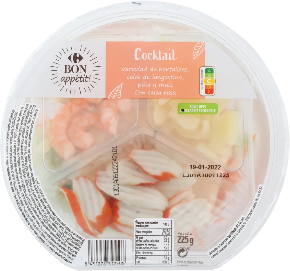 Ensalada cocktail