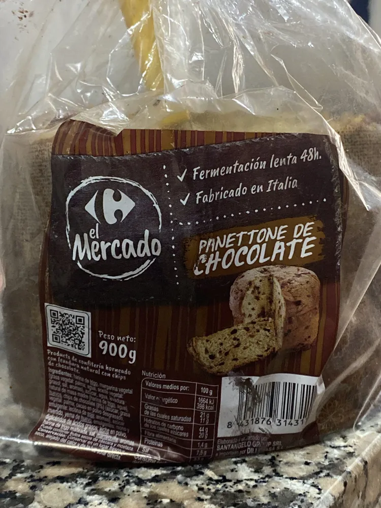 Panettone de chocolate