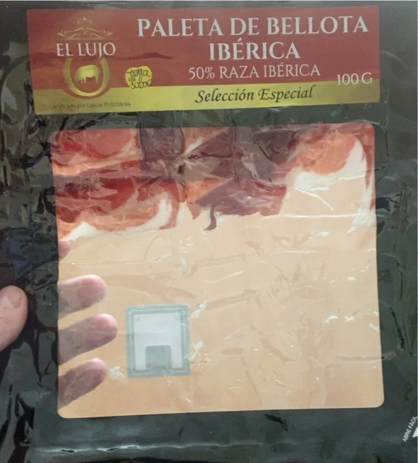 Paleta de Bellota Ibérica 50% raza ibérica