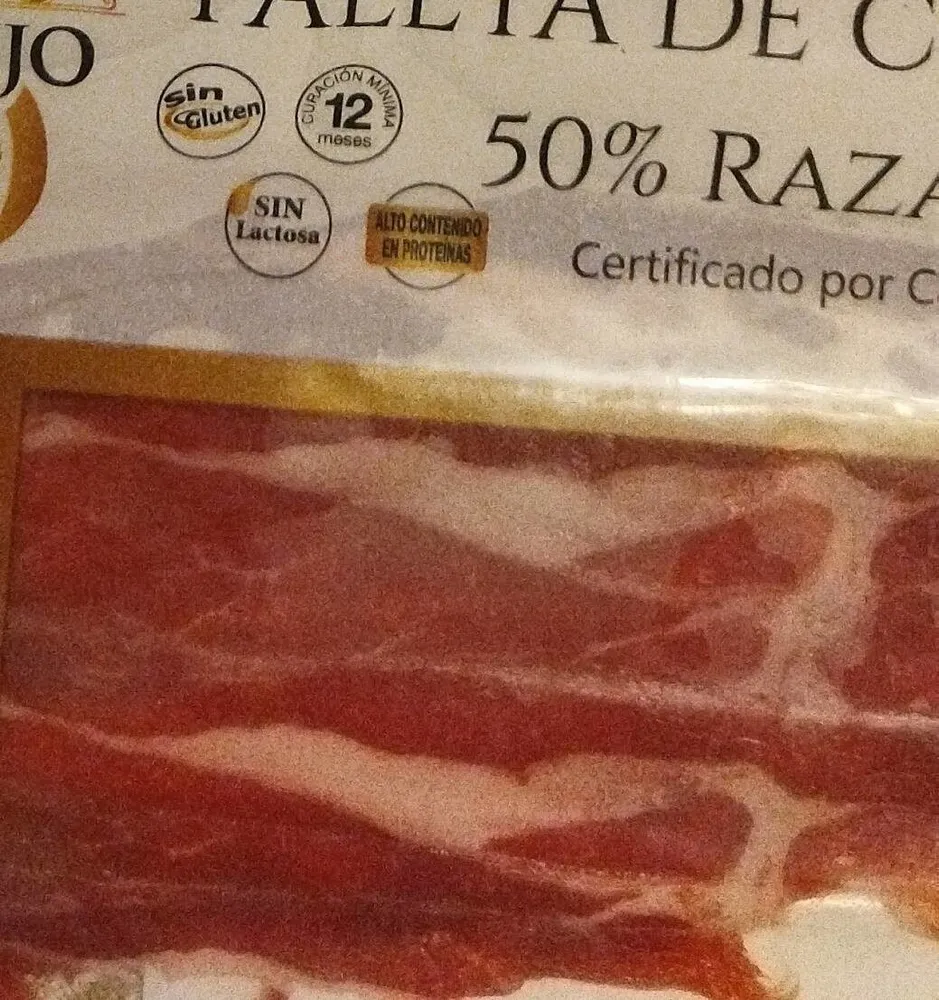 Paleta de cebo ibérica