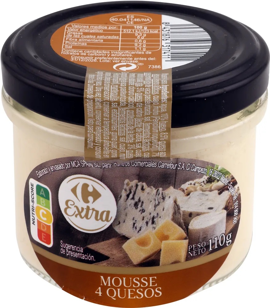Mousse 4 Quesos