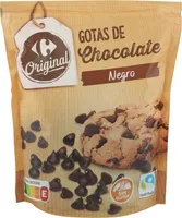 Gotas de chocolate negro