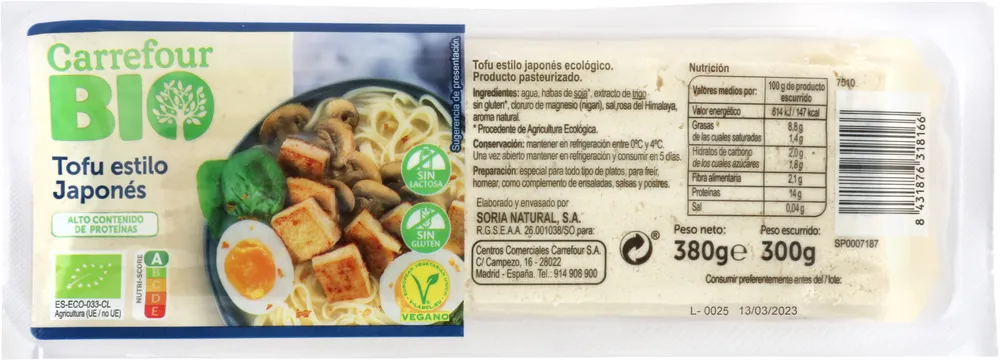 Tofu Estilo Japonés