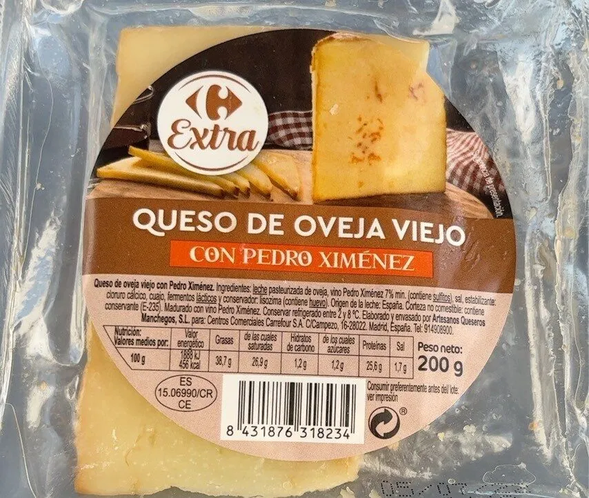 Queso oveja viejo pedro ximénez
