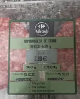 Hamburguesa de cerdo ibérico