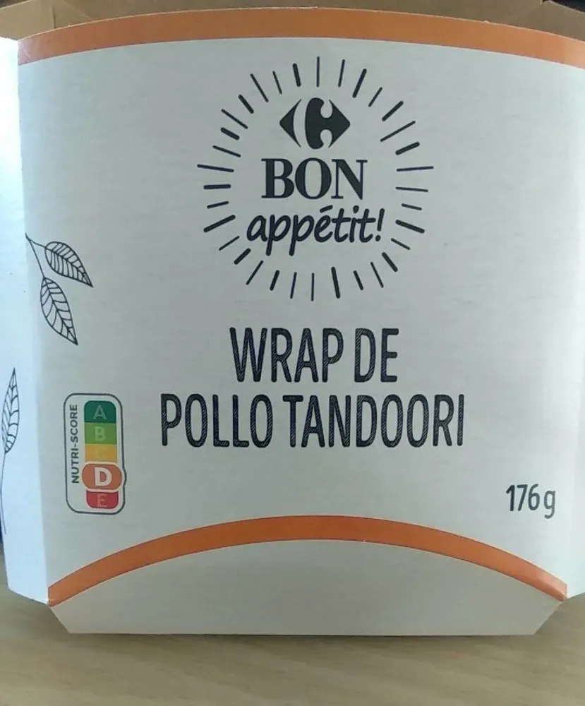 Wrap de pollo tandori