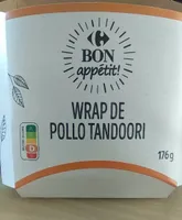Wrap de pollo tandori