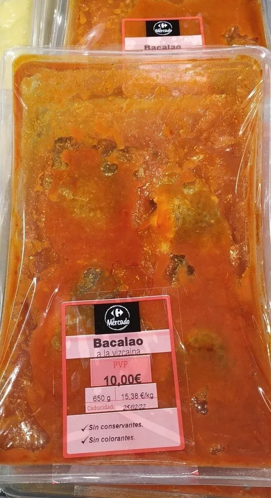 Bacalao a la vizcaína