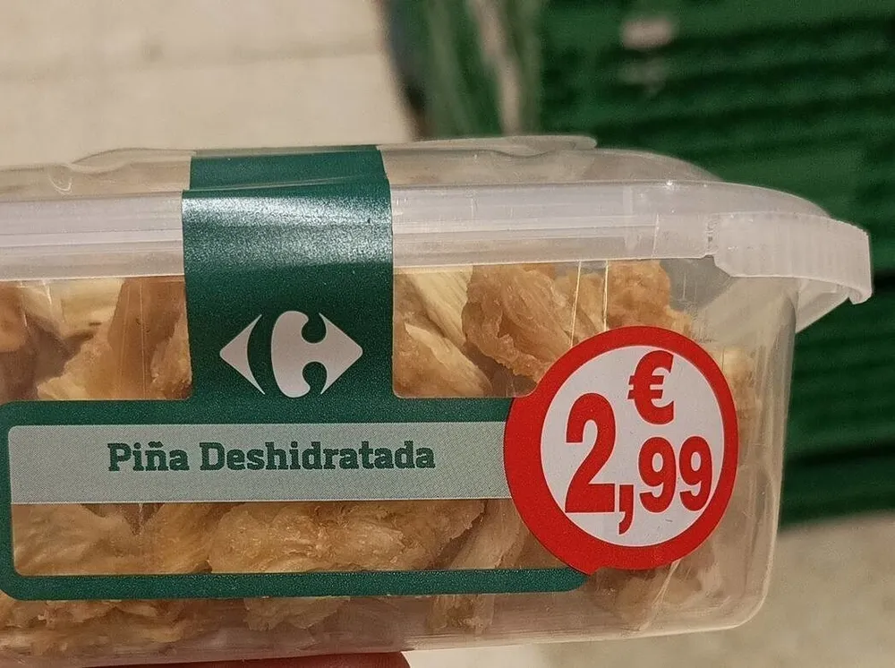 Piña deshidratada