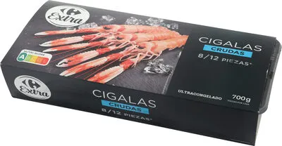 Cigalas crudas 8/12 piezas