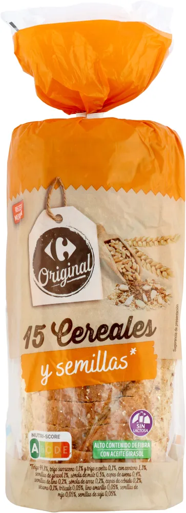 Pan 15 Cereales y semillas