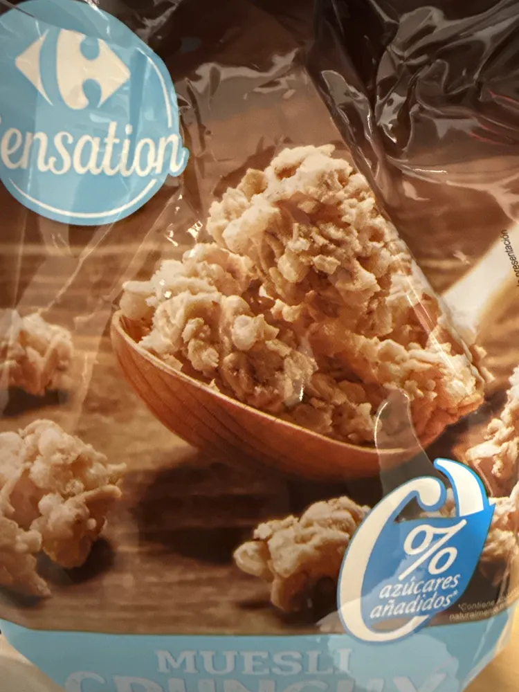 Muesli crunchy 0% azúcares