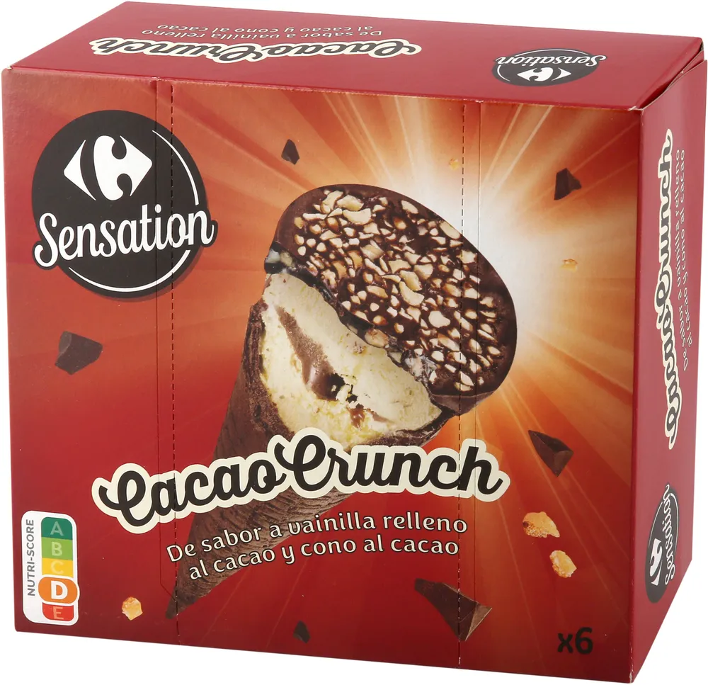 Cono con cucurucho al cacao