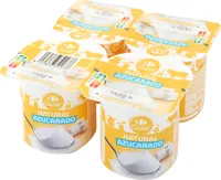 Yogur natural azucarado