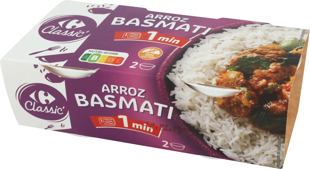 Vasitos arroz basmati