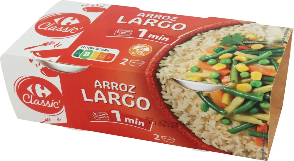 Vasitos arroz largo