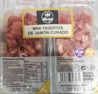 Mini taquitos de jamón curado