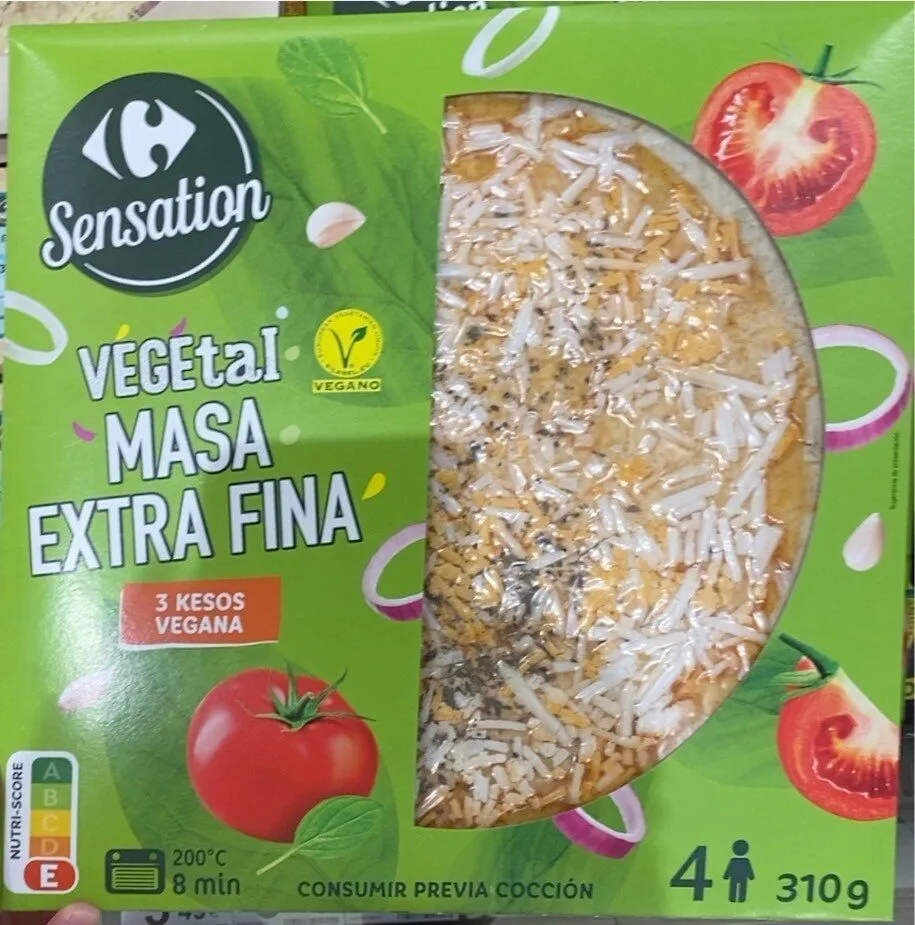 Pizza Vegetal Extra fina