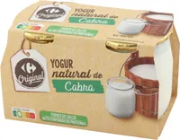 Yogur natural de cabra