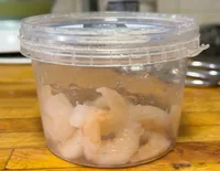 Langostinos vannamei cocidos y pelados