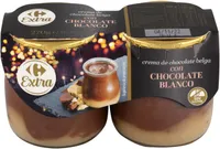 Crema de chocolate belga con chocolate blancoo