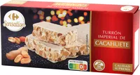 Turrón imperial de cacahuete carrefour sensation