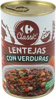 Lentejas con verduras