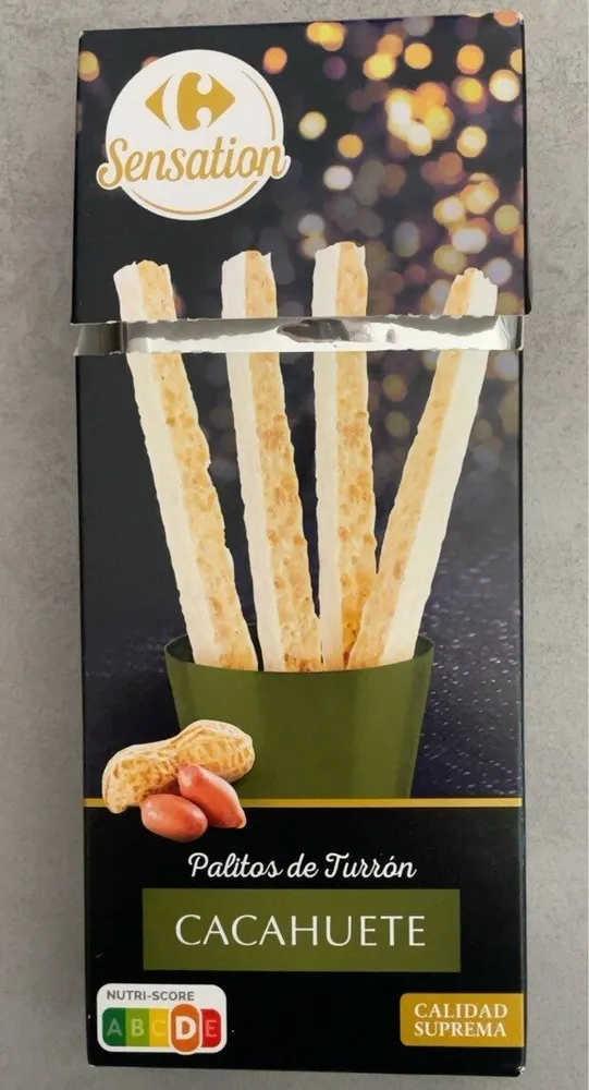 Palitos de Turrón Cacahuete